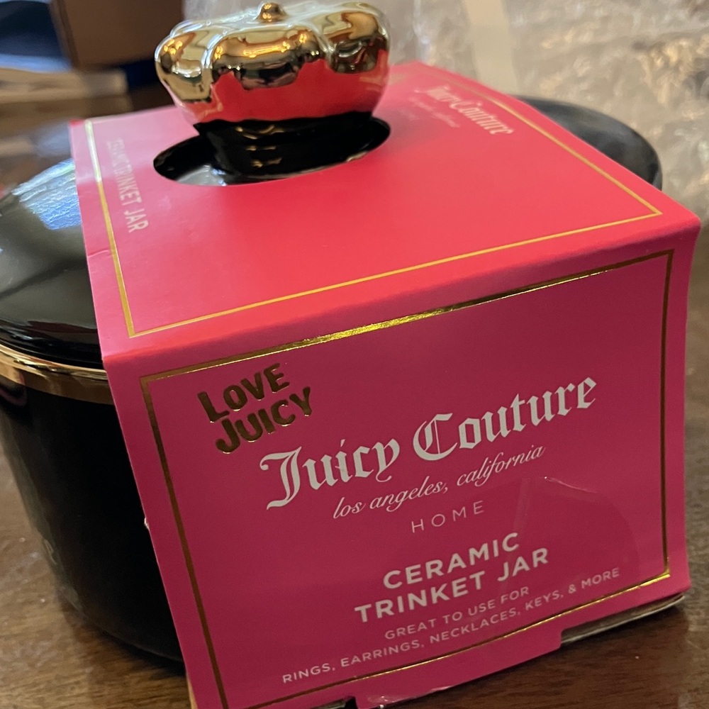 ✨Juicy Couture trinket jar ceramic NWT - Picture 6 of 10